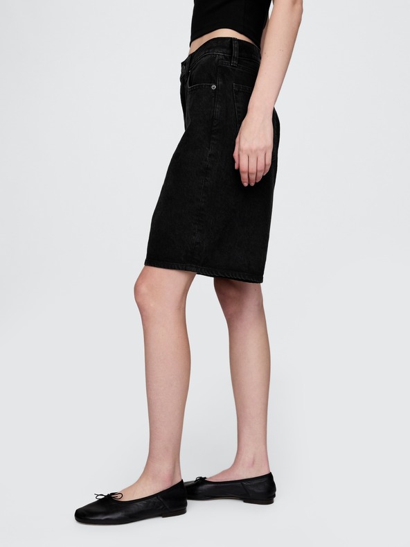 GAP Pantaloni scurți din denim Mid Rise Longline GAP