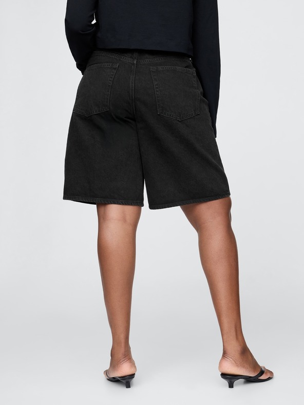 GAP Pantaloni scurți din denim Mid Rise Longline GAP