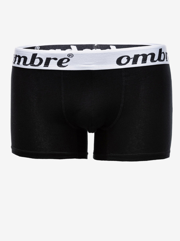 Ombre Clothing Boxeri negri pentru bărbați - 3 pachete Ombre Clothing U159