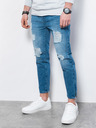 Ombre Clothing Pantaloni din denim albastru pentru bărbați Ombre Clothing P1028
