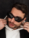 VEYREY Ochelari de soare VeyRey cat-eye Yraya negru
