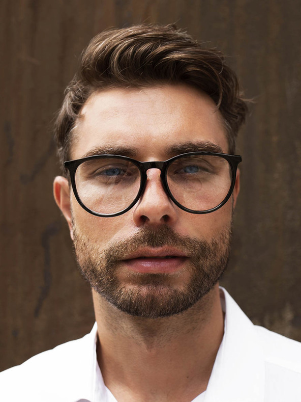 VEYREY VeyRey Clear Glasses Square Bonham Negru