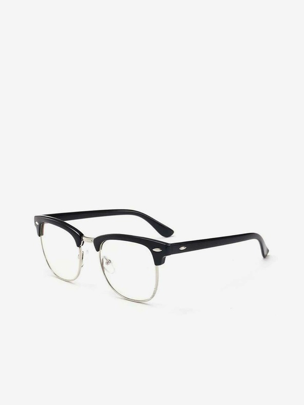 VEYREY VeyRey Blue Light Blocking Glasses Semi-Framed Gadson Negru