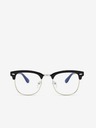 VEYREY VeyRey Blue Light Blocking Glasses Semi-Framed Gadson Negru