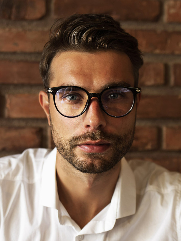 VEYREY VeyRey Blue Light Blocking Goggles Nerd Drury Negru