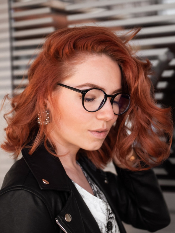 VEYREY Ochelari VeyRey Blue Light Oval Justyn Negri