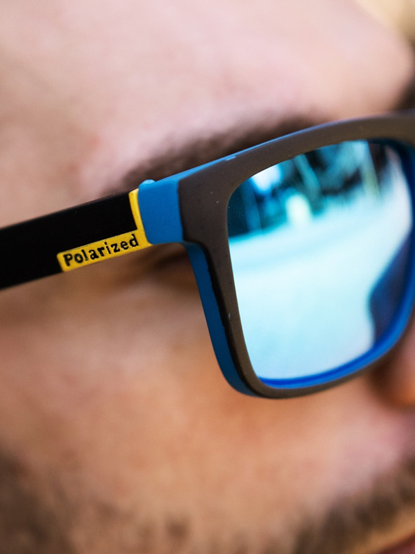 VEYREY Ochelari de soare polarizați VeyRey Nerd Robert Albastru