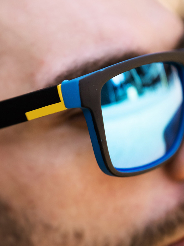 VEYREY Ochelari de soare polarizați VeyRey Nerd Robert Albastru