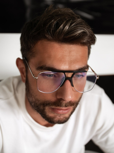 VEYREY Ochelari de soare VeyRey Asa Silver Blue Light Blocking