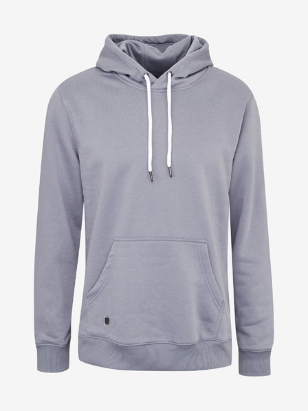 Ombre Clothing Hanorac de bază pentru bărbați gri Ombre Clothing