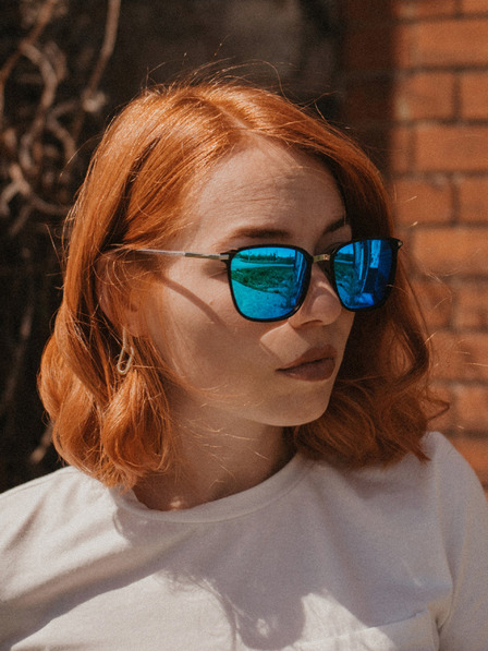 VEYREY Ochelari de soare polarizați unisex argintii Veyrey Tickles