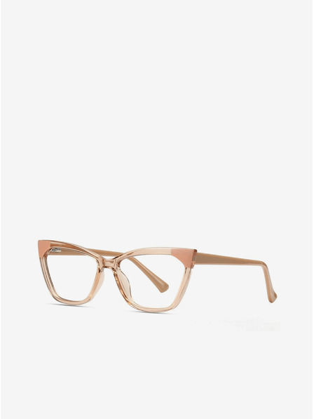 VEYREY Ochelari de soare pentru femei Beige Blue Light Blocking VeyRey Sarande