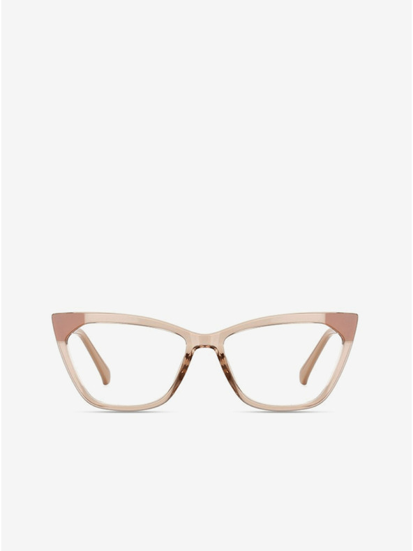 VEYREY Ochelari de soare pentru femei Beige Blue Light Blocking VeyRey Sarande