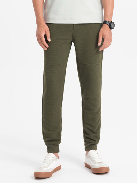 Ombre Clothing Pantaloni de trening bărbați Khaki Ombre Clothing Ottoman
