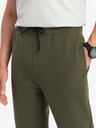 Ombre Clothing Pantaloni de trening bărbați Khaki Ombre Clothing Ottoman