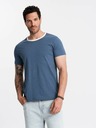 Ombre Clothing Tricou bărbați albastru închis Ombre Clothing