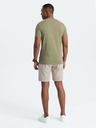 Ombre Clothing Tricou verde imprimat pentru bărbați Ombre Clothing