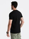 Ombre Clothing Tricou imprimat negru pentru bărbați Ombre Clothing