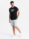 Ombre Clothing Tricou imprimat negru pentru bărbați Ombre Clothing
