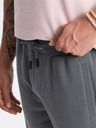 Ombre Clothing Pantaloni scurți de trening de bază gri pentru bărbați Ombre Clothing