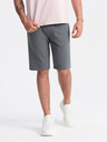 Ombre Clothing Pantaloni scurți de trening de bază gri pentru bărbați Ombre Clothing