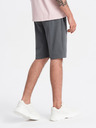 Ombre Clothing Pantaloni scurți de trening de bază gri pentru bărbați Ombre Clothing