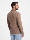 Ombre Clothing Blazer bărbătesc bej cu buzunare Ombre Clothing