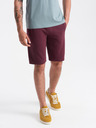 Ombre Clothing Pantaloni scurți de trening de bază Burgundy pentru bărbați Ombre Clothing