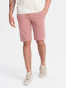 Ombre Clothing Pantaloni scurți de trening de bază roz pentru bărbați Ombre Clothing