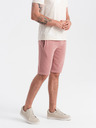 Ombre Clothing Pantaloni scurți de trening de bază roz pentru bărbați Ombre Clothing