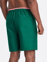 Ombre Clothing Costum de baie verde cu nervuri pentru bărbați Ombre Clothing