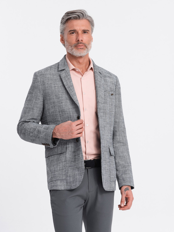 Ombre Clothing Jachetă bărbătească gri Ombre Clothing