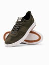 Ombre Clothing Adidași verzi pentru bărbați Ombre Clothing
