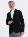 Ombre Clothing Blazer negru pentru bărbați cu buzunare Îmbrăcăminte Ombre