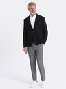 Ombre Clothing Blazer negru pentru bărbați cu buzunare Îmbrăcăminte Ombre