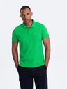 Ombre Clothing Tricou polo basic verde Ombre Clothing pentru bărbați