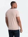 Ombre Clothing Tricou roz pentru bărbați Ombre Clothing