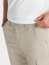 Ombre Clothing Pantaloni scurți cargo bej pentru bărbați Ombre Clothing