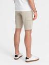 Ombre Clothing Pantaloni scurți cargo bej pentru bărbați Ombre Clothing