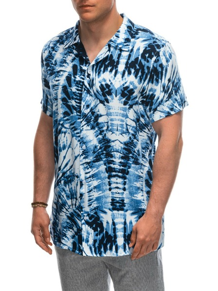 Ombre Clothing Tricou cu mânecă scurtă cu model pentru bărbați, alb Mod Ombre Clothing