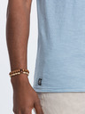 Ombre Clothing Cămașă bărbătească albastră Ombre Clothing