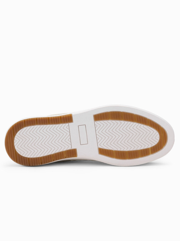 Ombre Clothing Adidași slip-on bej pentru bărbați Ombre Clothing