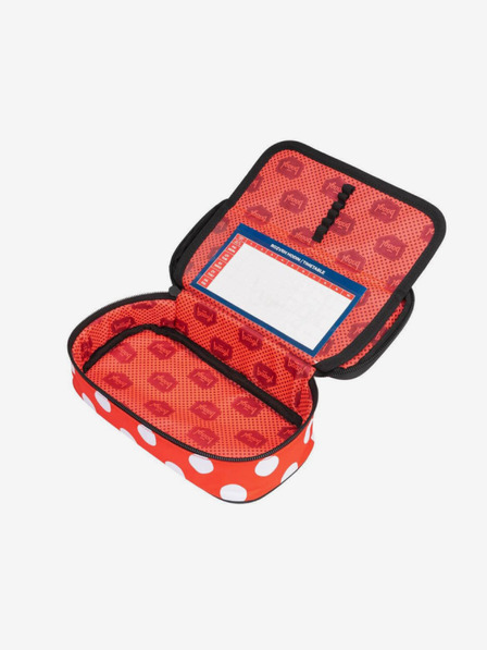 BAAGL  Penar școlar roșu etue polka dots Baagl