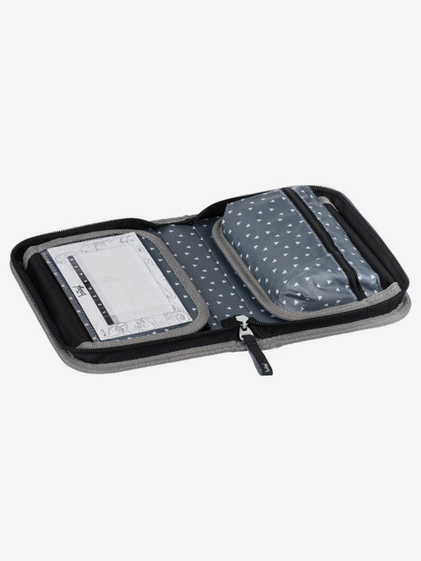 BAAGL  Geantă pentru creioane școlare verde cu un singur nivel Baagl Football