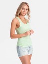 Edoti Tricou fără bretele pentru femei LR - verde lime EDOTI