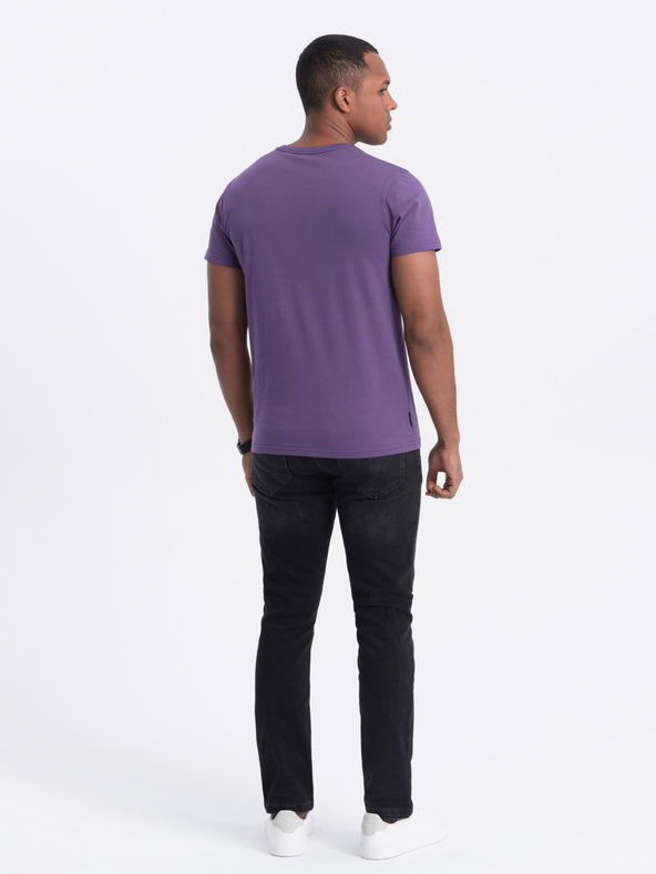 Ombre Clothing Tricou clasic BASIC din bumbac pentru bărbați Îmbrăcăminte Ombre