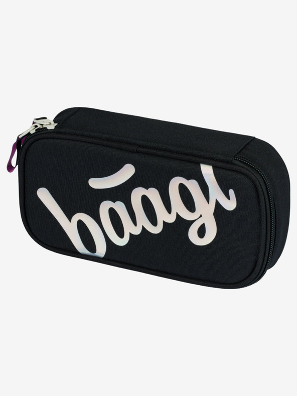 BAAGL  Penar negru pentru școală Baagl Metallic Holo