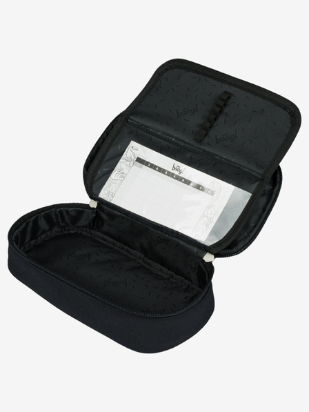 BAAGL  Penar negru pentru școală Baagl Metallic Holo