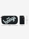 BAAGL  Penar negru pentru școală Baagl Metallic Holo