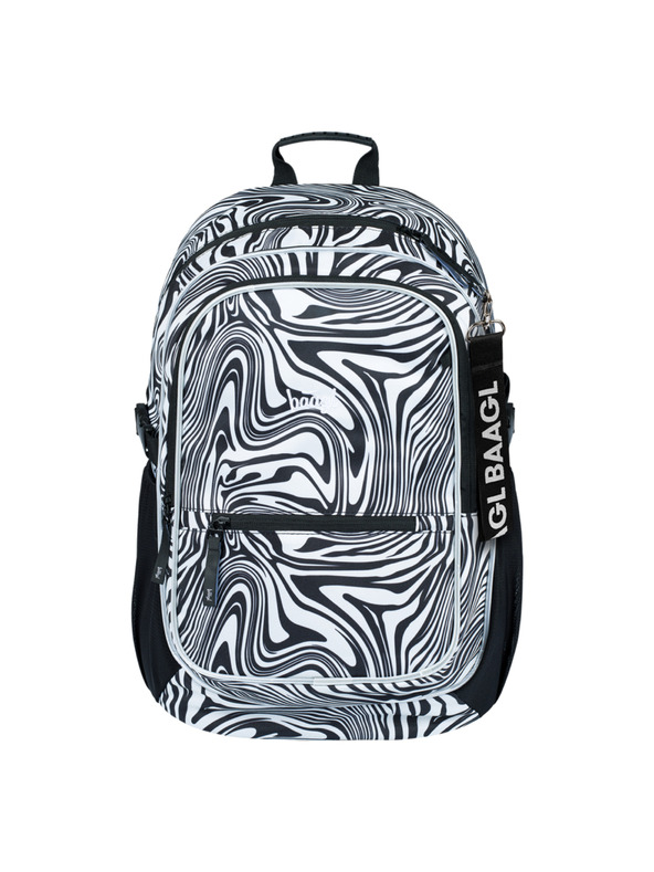 BAAGL  Rucsac școlar negru Baagl Core Mixture